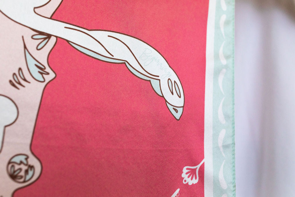 BEGINNINGS SQUARE SCARF