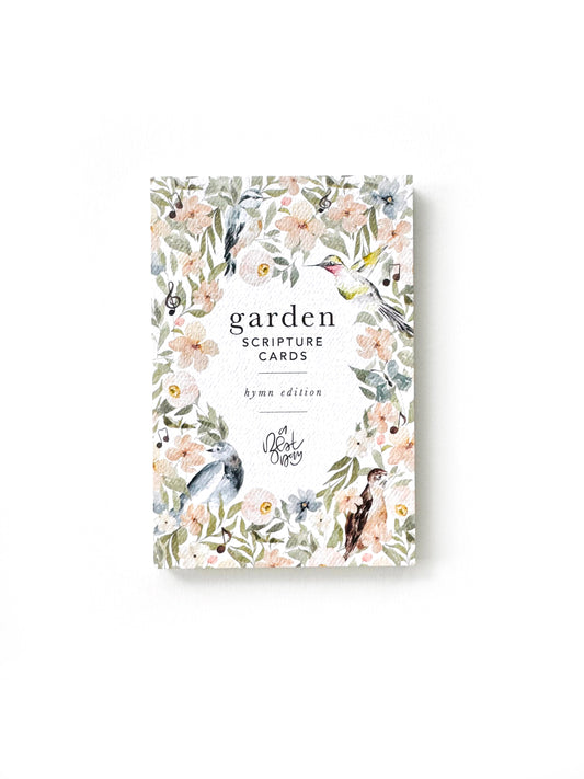 GARDEN HYMM SCRIPTURE CARDS